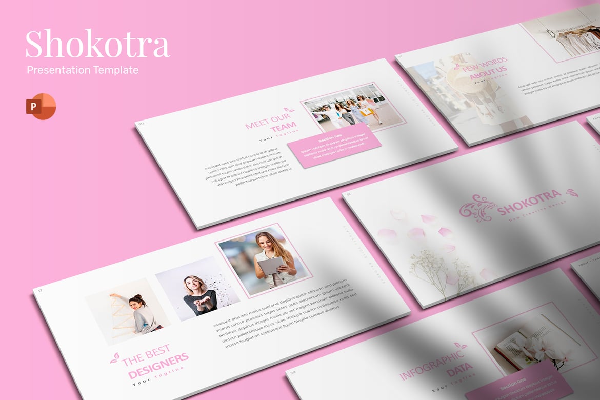 Shokotra - Template Presentasi Fashion yang Menarik