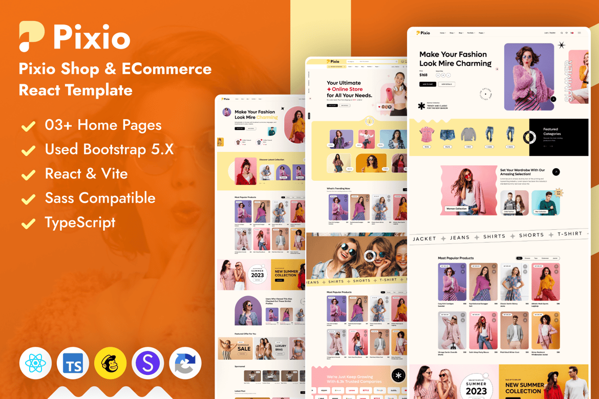 Template Web eCommerce Fashion yang Dinamis dan Modern