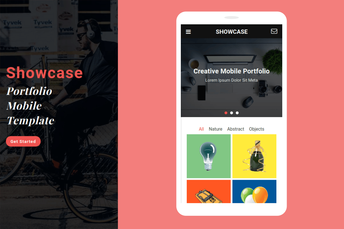 Template Web Portofolio Mobile yang Menawan dan Multifungsi