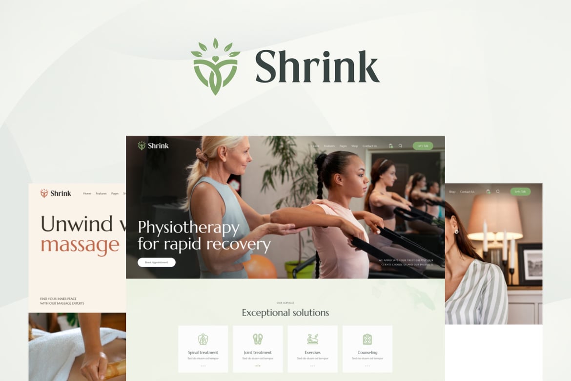 Tema WordPress Modern untuk Psikologi dan Konseling: Shrink