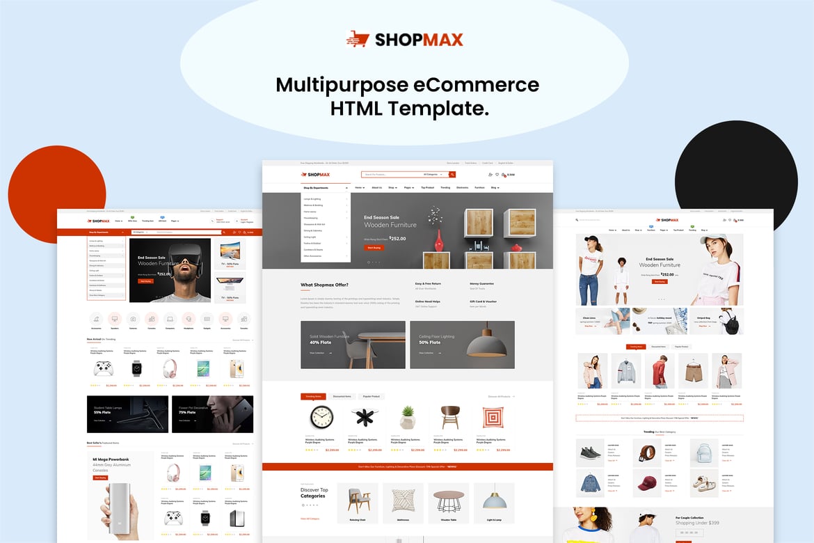 Shopmax - Template Website eCommerce Serbaguna yang Menawan