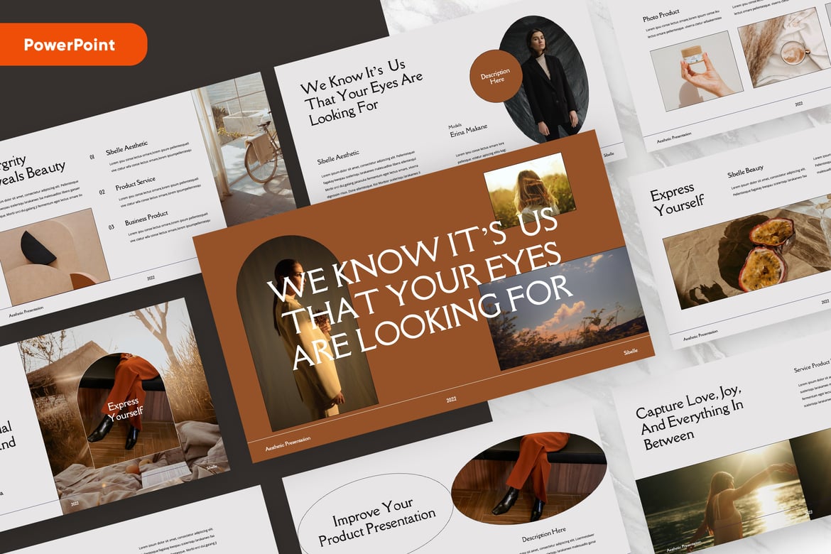 SIBELLE - Template Powerpoint Kreatif untuk Presentasi Profesional