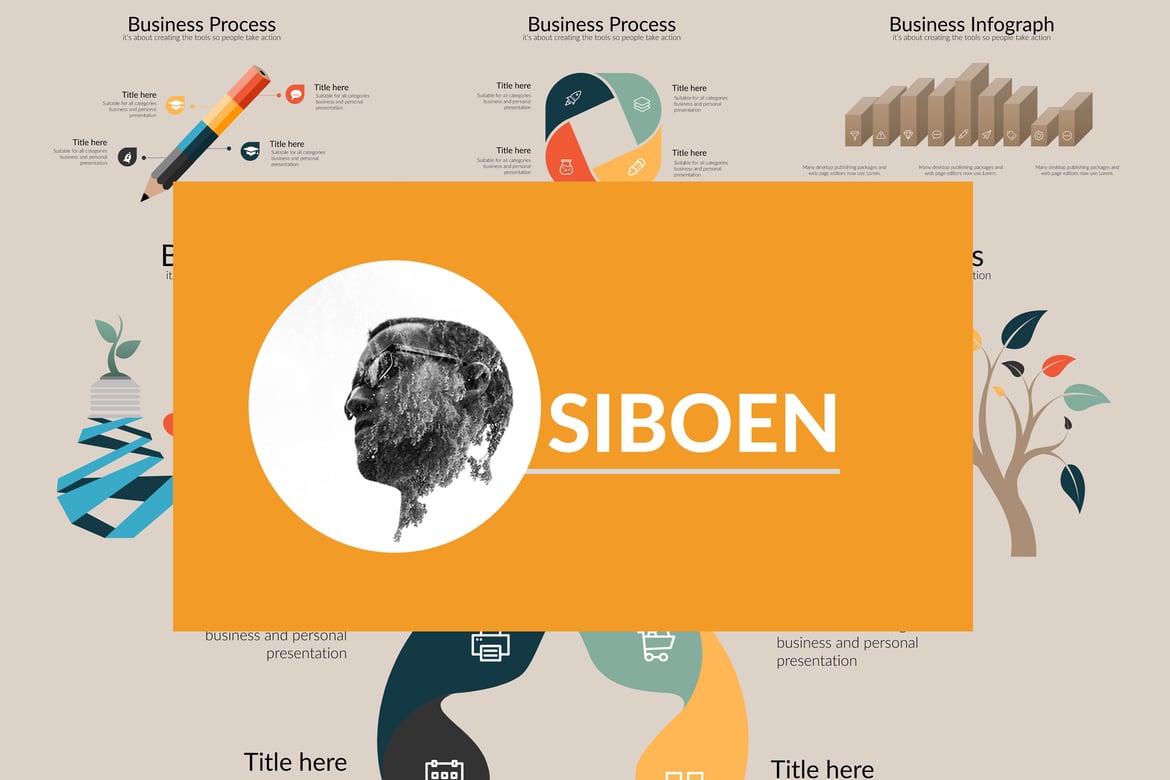 Template Powerpoint SIBOEN yang Kreatif dan Profesional