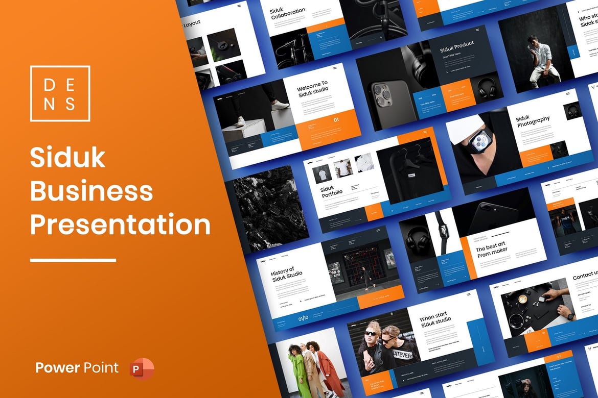 Siduk – Template PowerPoint Bisnis Profesional
