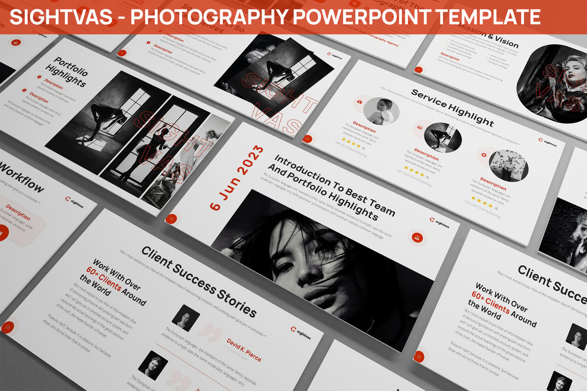 Sightvas - Template Presentasi Fotografi yang Menawan