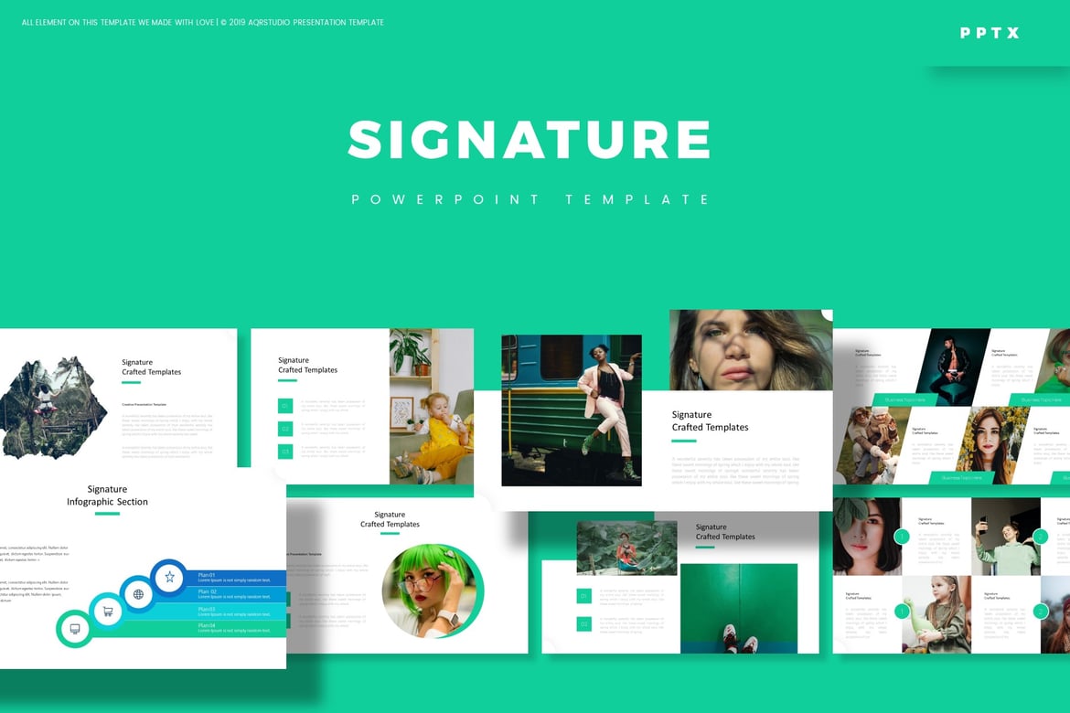 Template Powerpoint Signature - Solusi Presentasi Profesional Anda