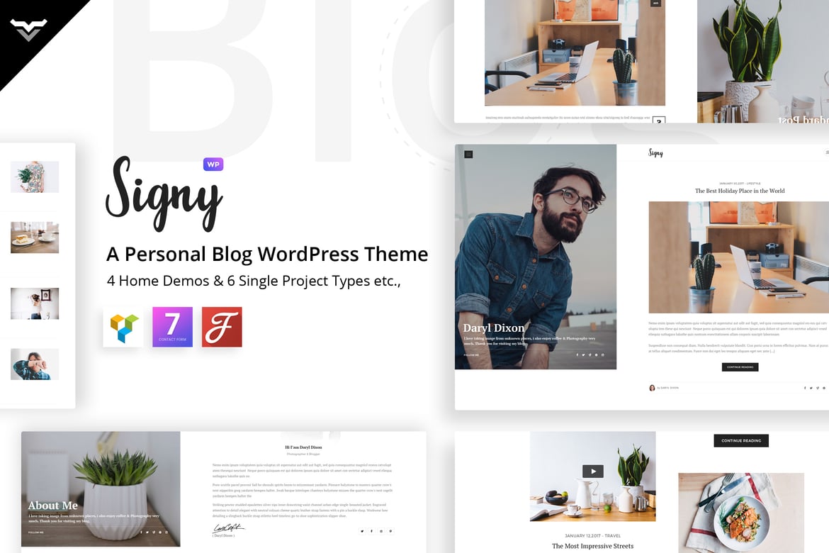 Signy - Tema WordPress Blog Pribadi yang Elegan dan Fungsional