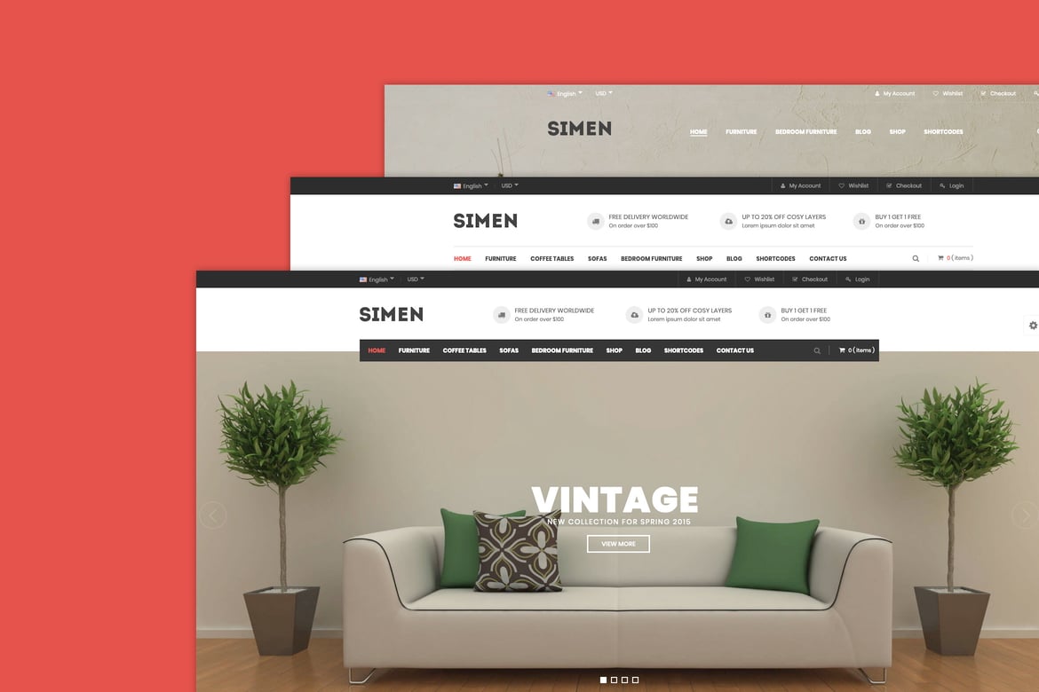 Simen - Tema WordPress WooCommerce Serbaguna yang Menarik