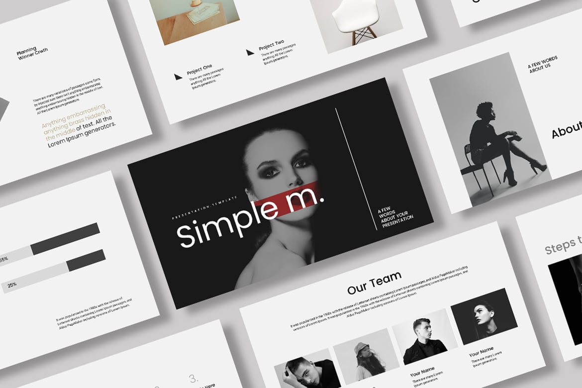 Template Presentasi PowerPoint Profesional dan Minimalis