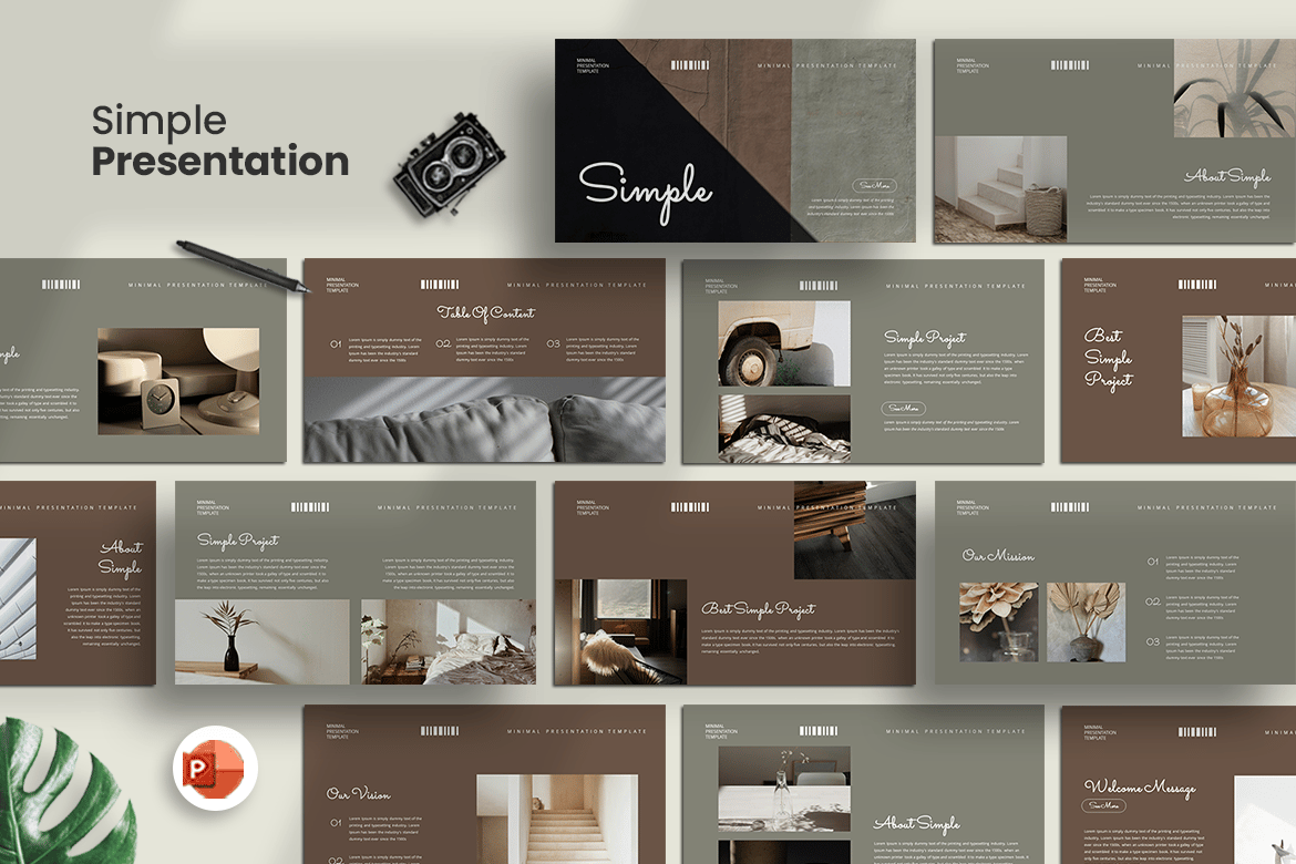 Template PowerPoint Sederhana dan Menarik