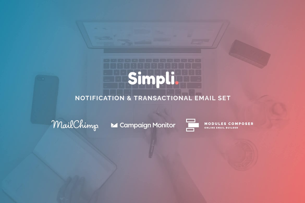 Simpli - Template Email Notifikasi Responsif yang Menarik