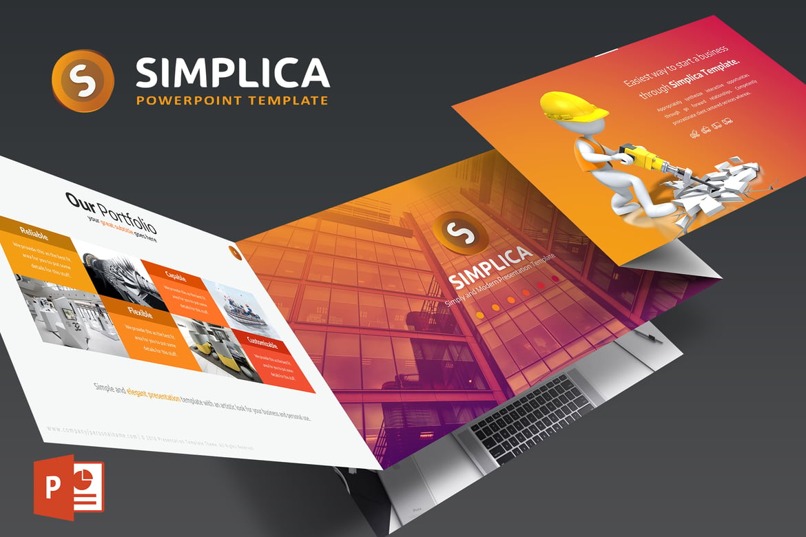 Template PowerPoint Simplica: Solusi Presentasi Menarik