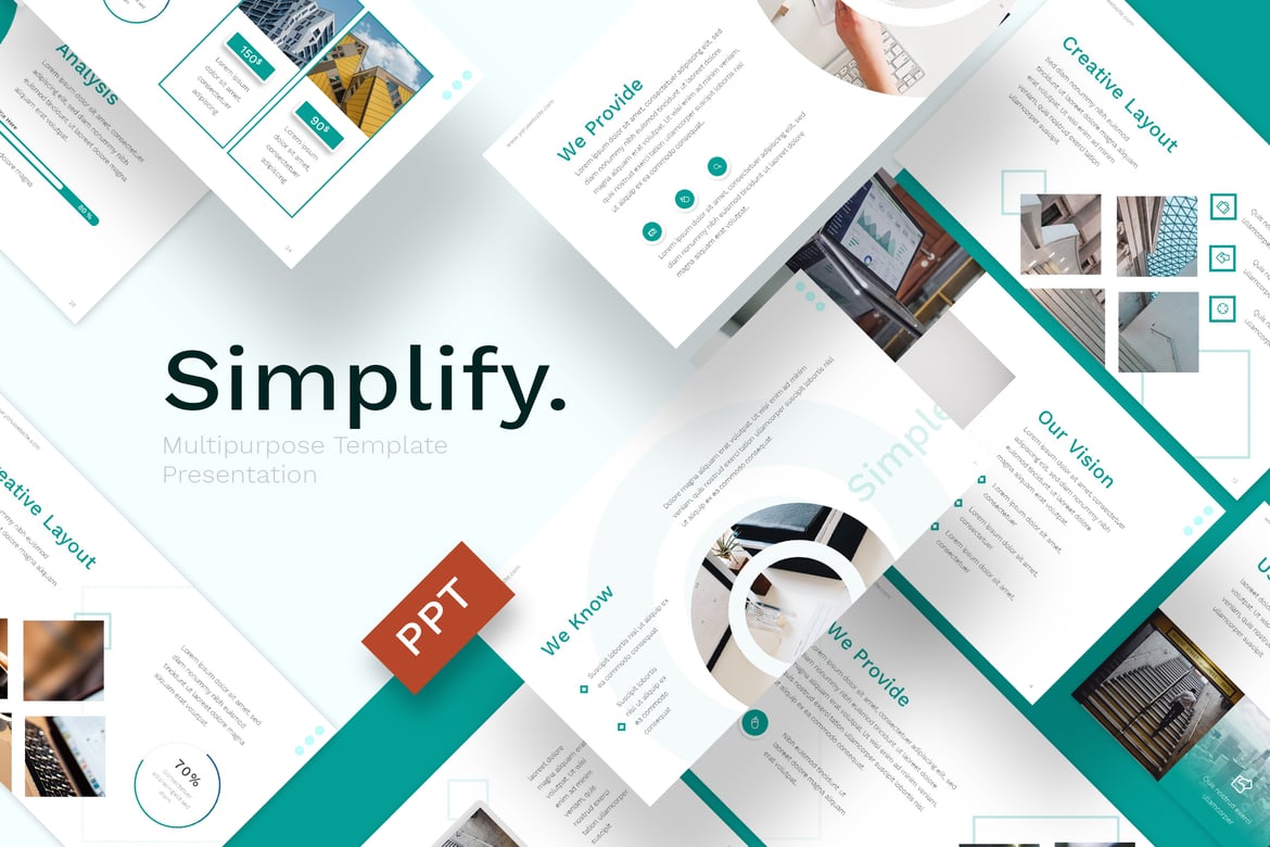 Template PowerPoint Serbaguna - Simplify untuk Presentasi Profesional