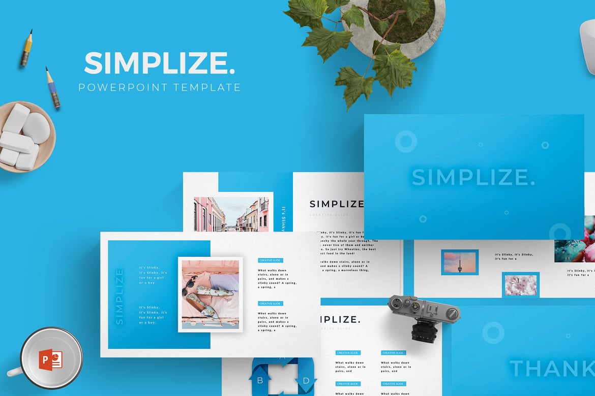 Template PowerPoint Simplize - Solusi Presentasi Menarik dan Profesional