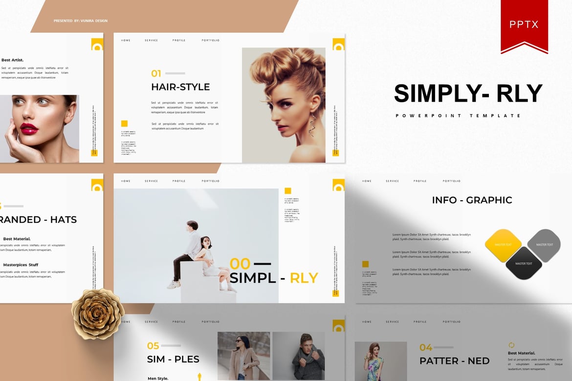 Template Presentasi PowerPoint Simplrly - Solusi Kreatif untuk Semua Kebutuhan Anda