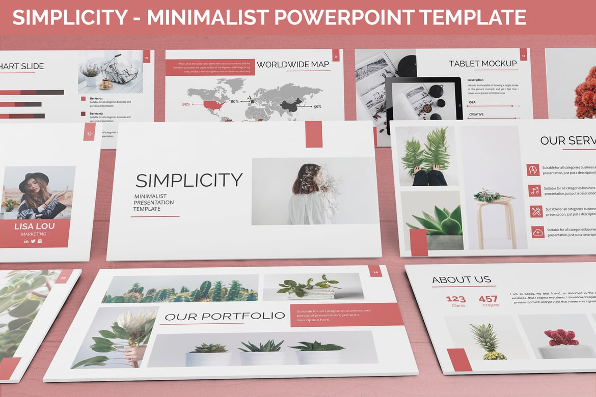 Simplycity - Template Powerpoint Minimalis yang Elegan