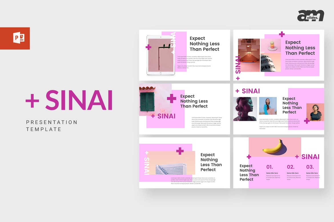 Template Powerpoint Sinai - Desain Kreatif dan Minimalis untuk Presentasi Anda
