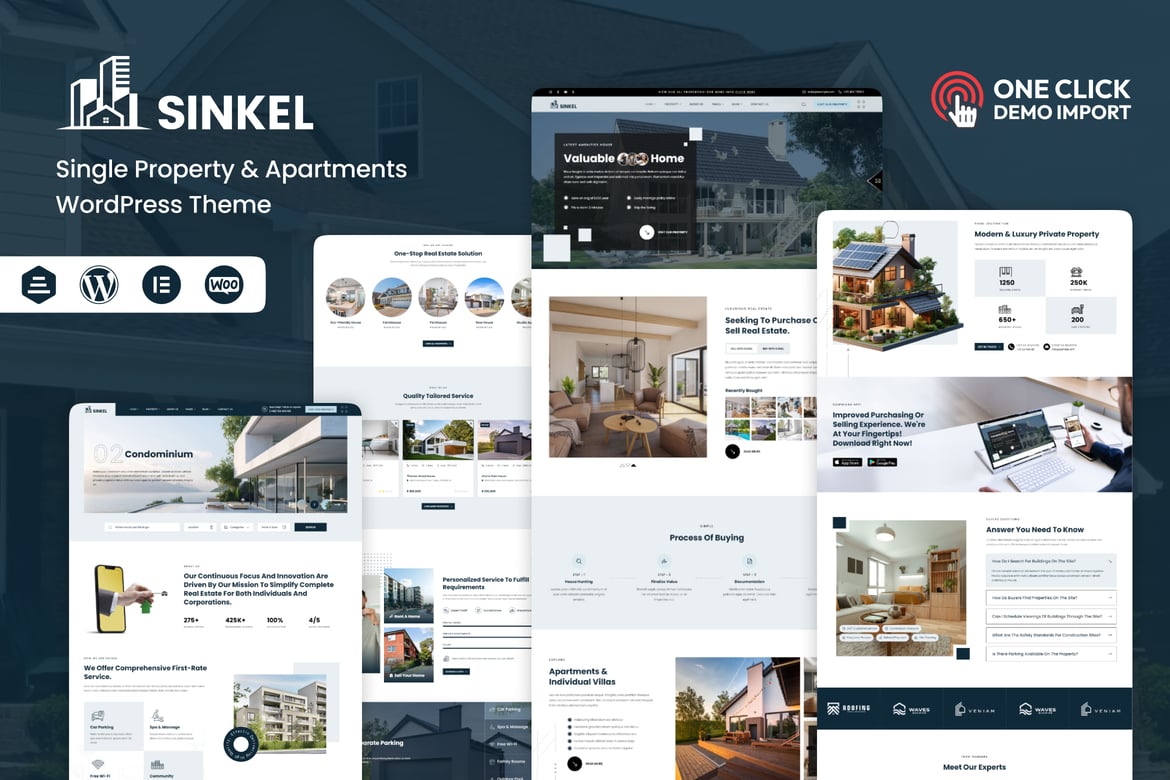 Sinkel - Tema WordPress untuk Properti dan Apartemen yang Menarik