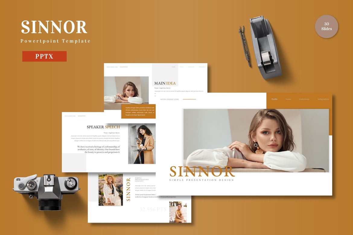 Sinnor - Template PowerPoint Profesional dan Menarik