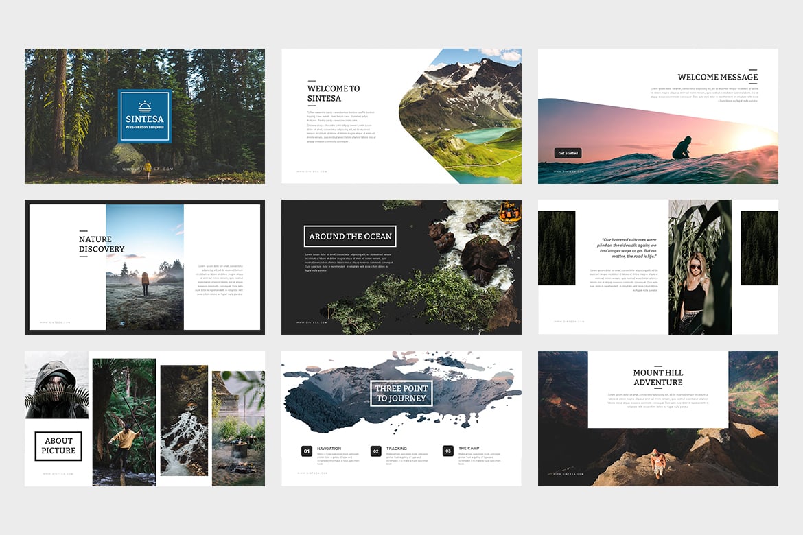 Sintesa: Template PowerPoint Presentasi Menarik dan Profesional