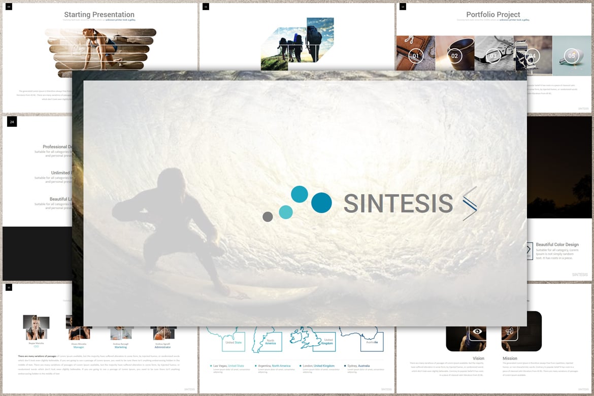 Template PowerPoint SINTESIS: Presentasi Kreatif dan Profesional