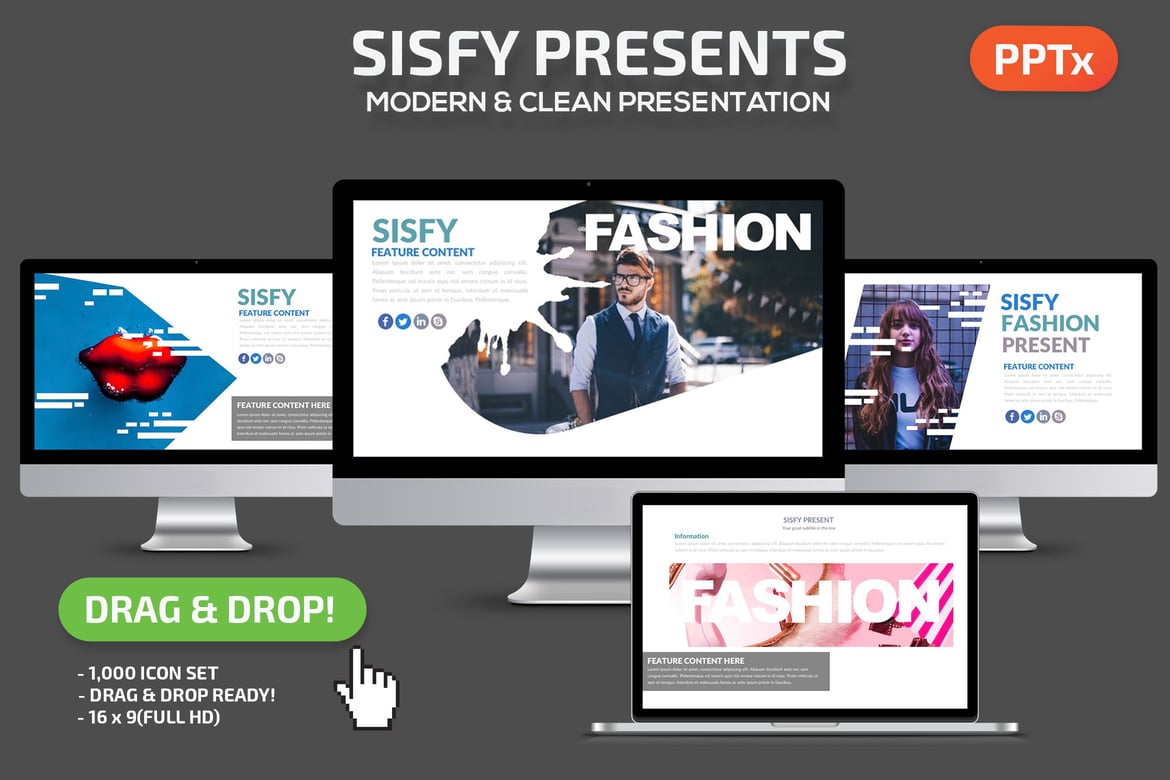 Template Presentasi Powerpoint Sisfy yang Menarik dan Profesional