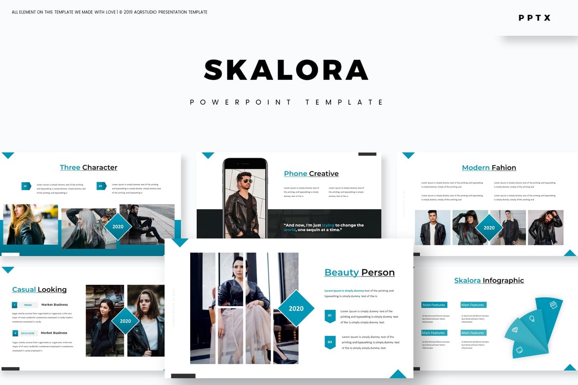 Skalora - Template PowerPoint Serbaguna yang Menarik