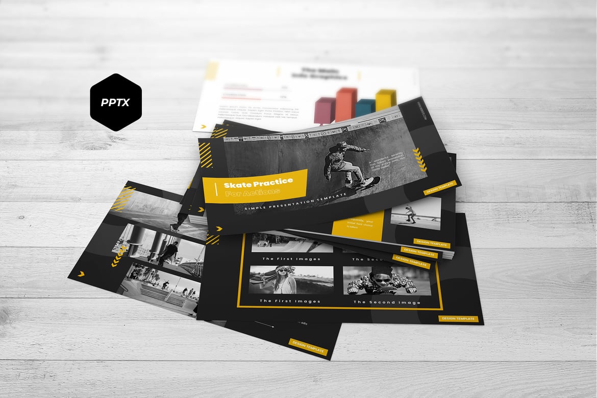 Template PowerPoint Skate: Solusi Presentasi Kreatif Anda