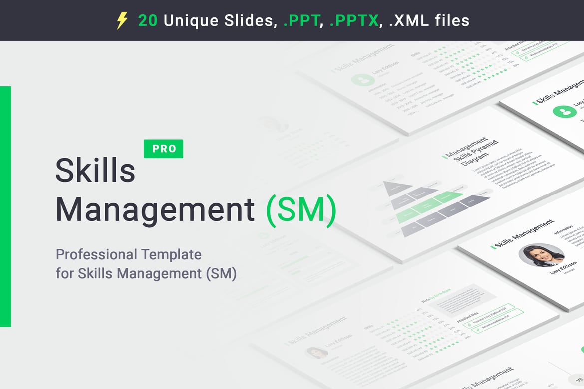 Template Presentasi PowerPoint: Paket Profesional 20 Slide Unik