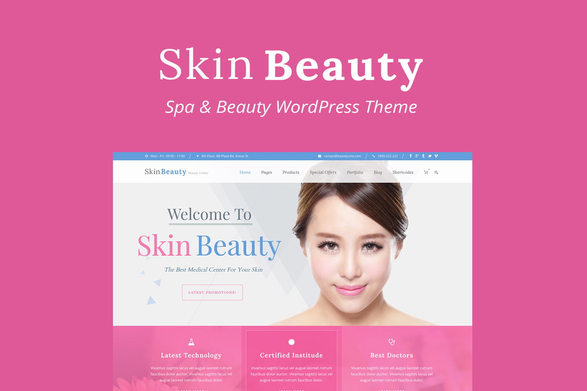 Tema WordPress Kecantikan - Spa dan Salon yang Menawan