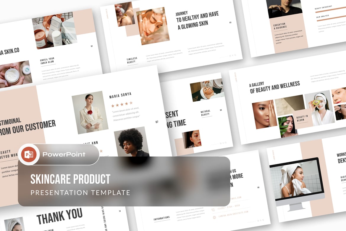 Template Presentasi Skincare yang Menarik dan Profesional