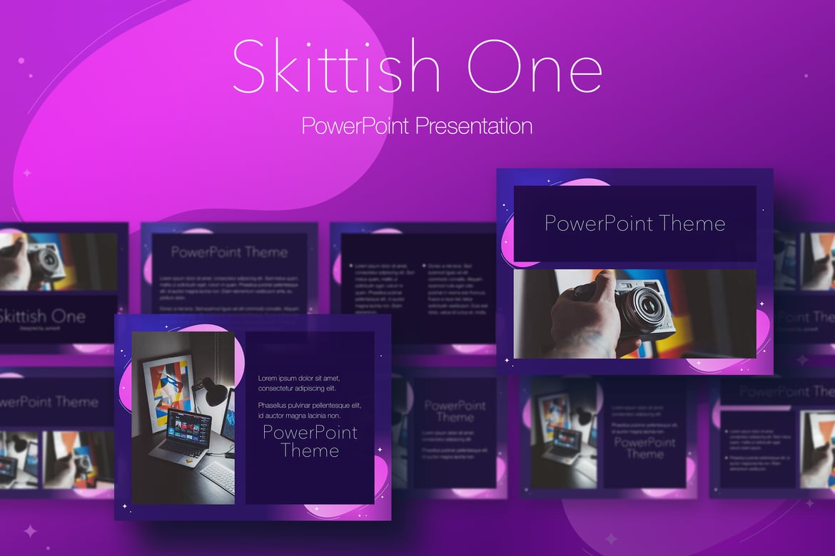 Template PowerPoint Skittish One yang Menarik dan Profesional