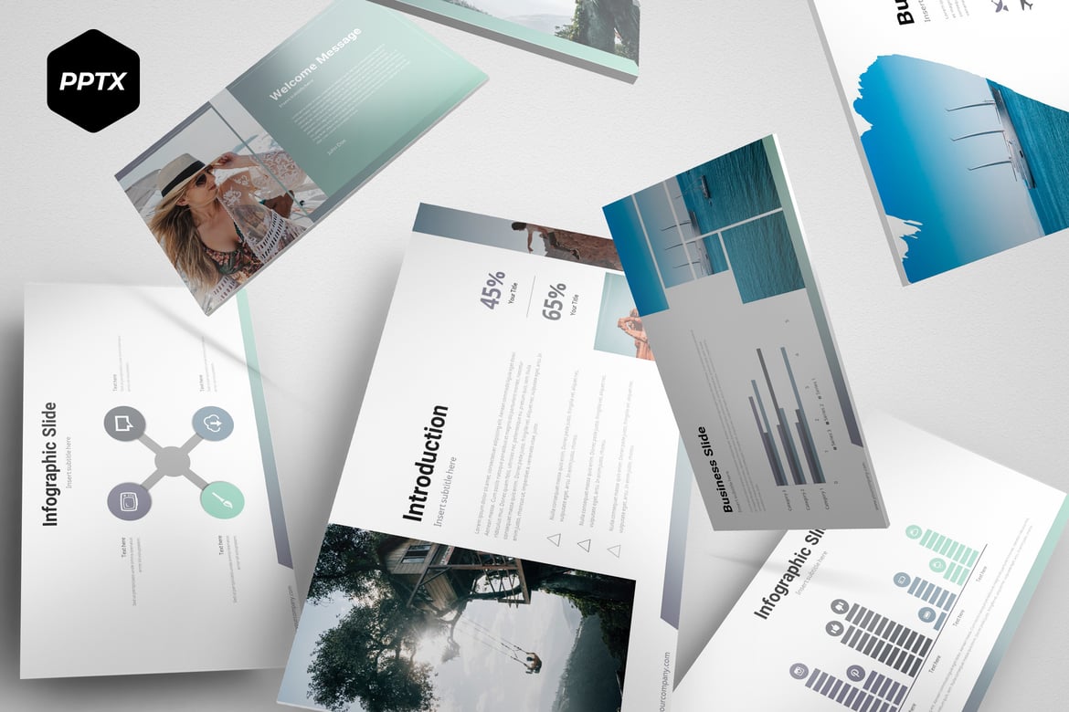 Slavina - Template PowerPoint Serbaguna yang Menarik