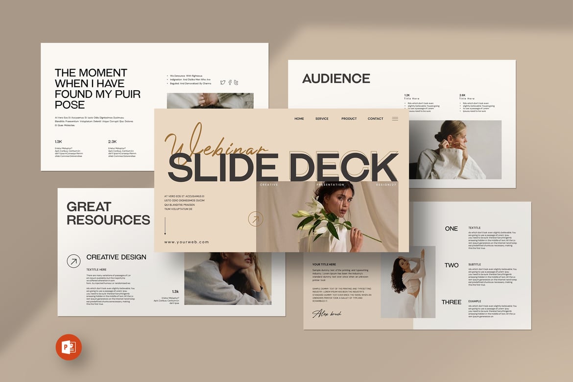 Template Presentasi PowerPoint Slide Deck yang Profesional dan Menarik
