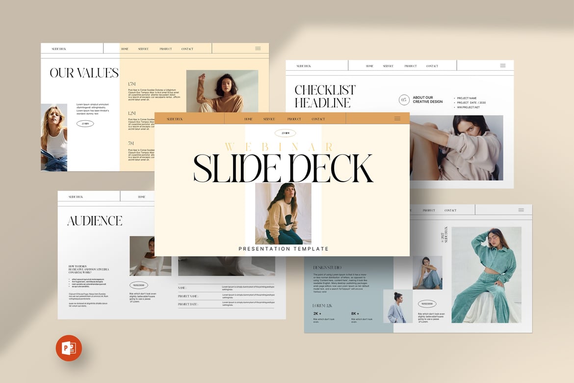 Template Presentasi PowerPoint Slide Deck yang Profesional dan Menarik