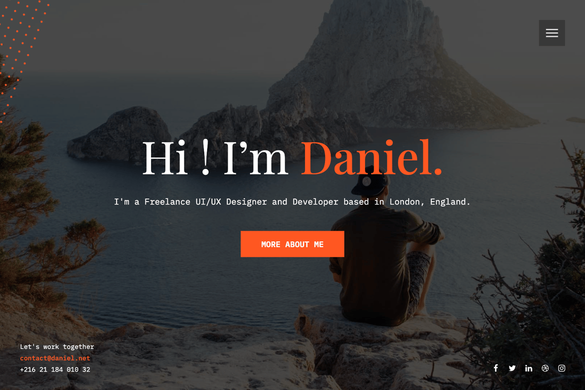 Sliim - Template Website Portfolio Pribadi yang Menawan