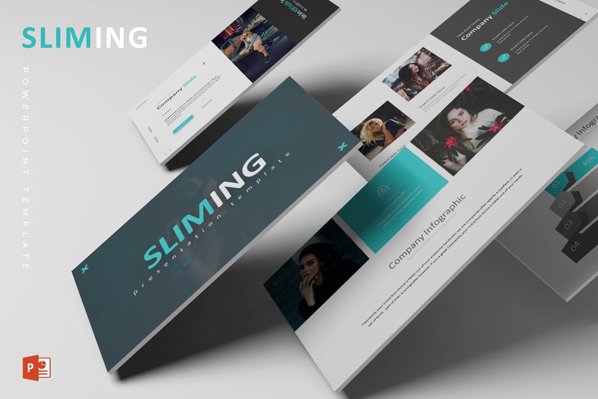 Template PowerPoint Sliming - Solusi Presentasi Menarik dan Profesional