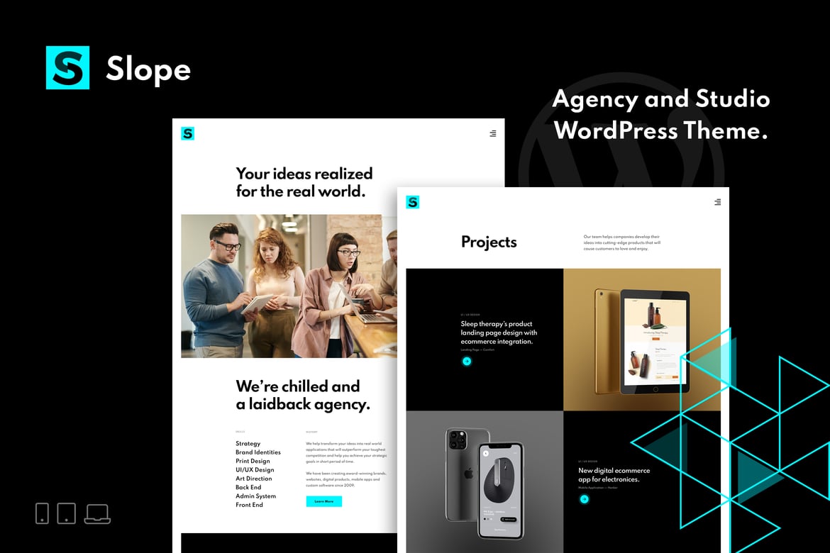 Slope – Tema WordPress untuk Agensi & Studio yang Modern
