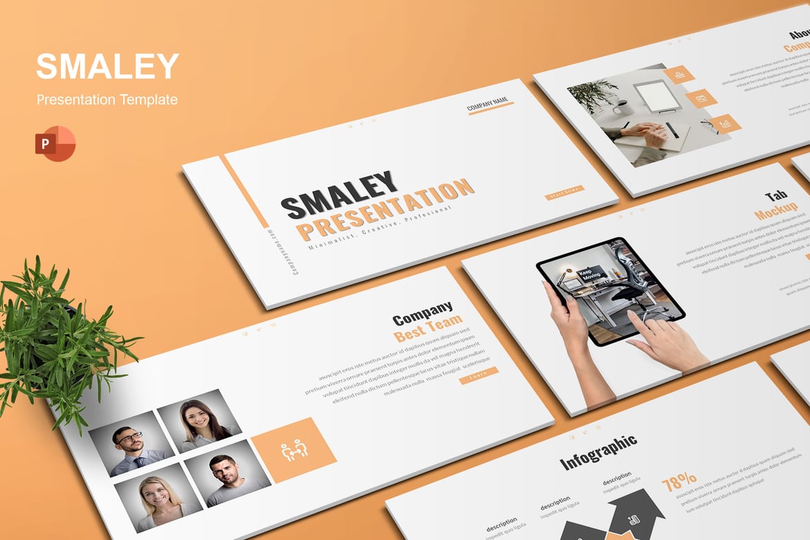 Template PowerPoint Smaley - Solusi Presentasi Kreatif Anda
