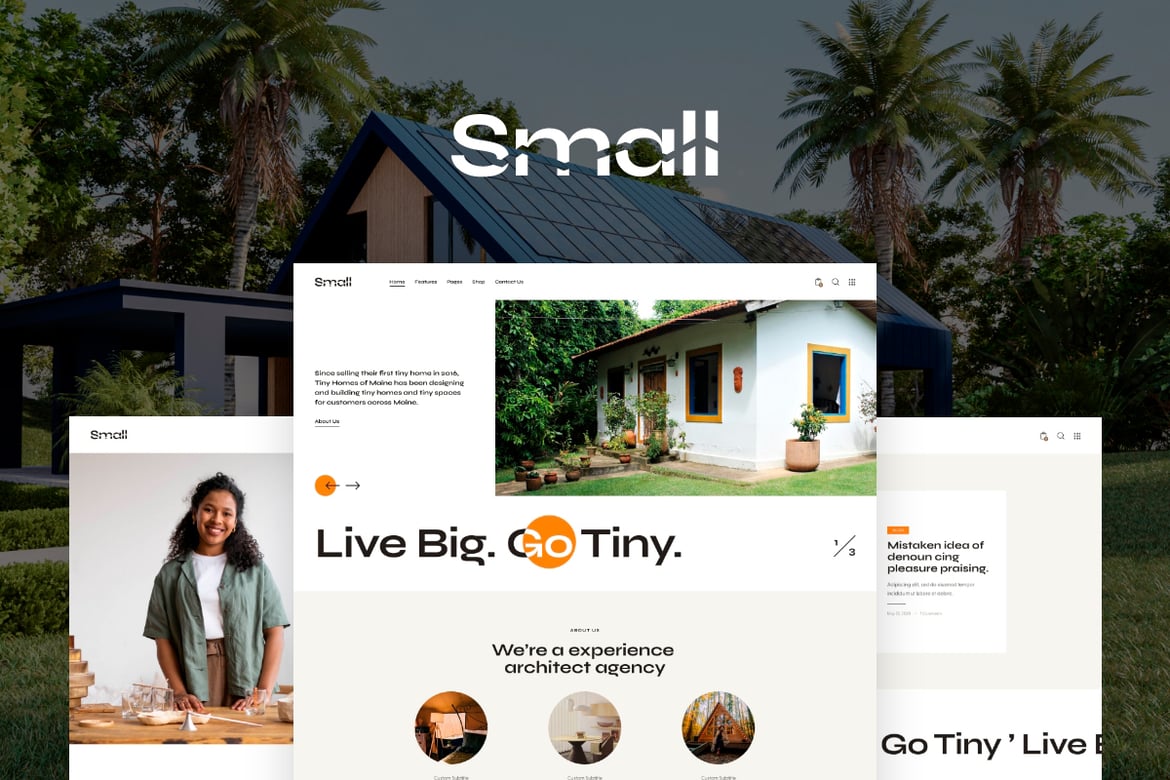 Tema WordPress Interior Design Kecil untuk Gaya Hidup Modern