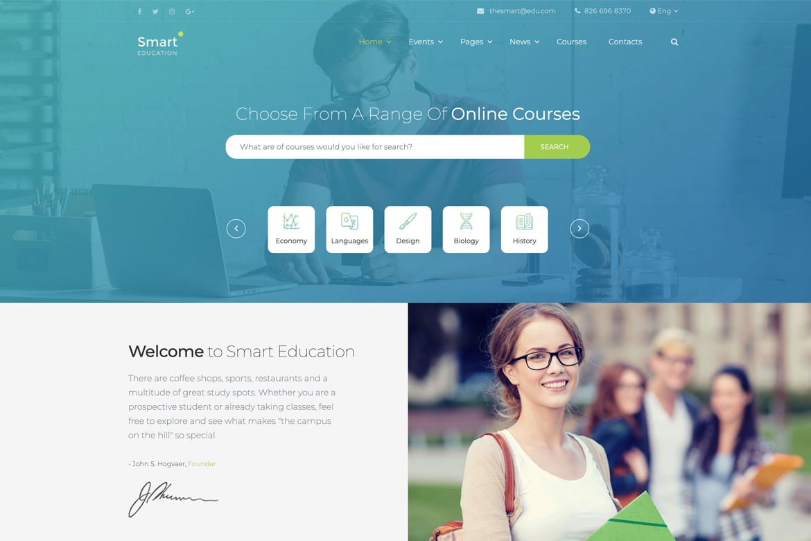 Template Website Pendidikan Cerdas - Solusi untuk Platform Edukasi Anda