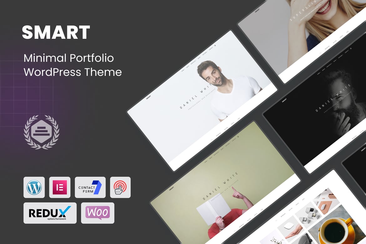 Tema WordPress Portofolio Minimalis Smart yang Modern dan Stylish