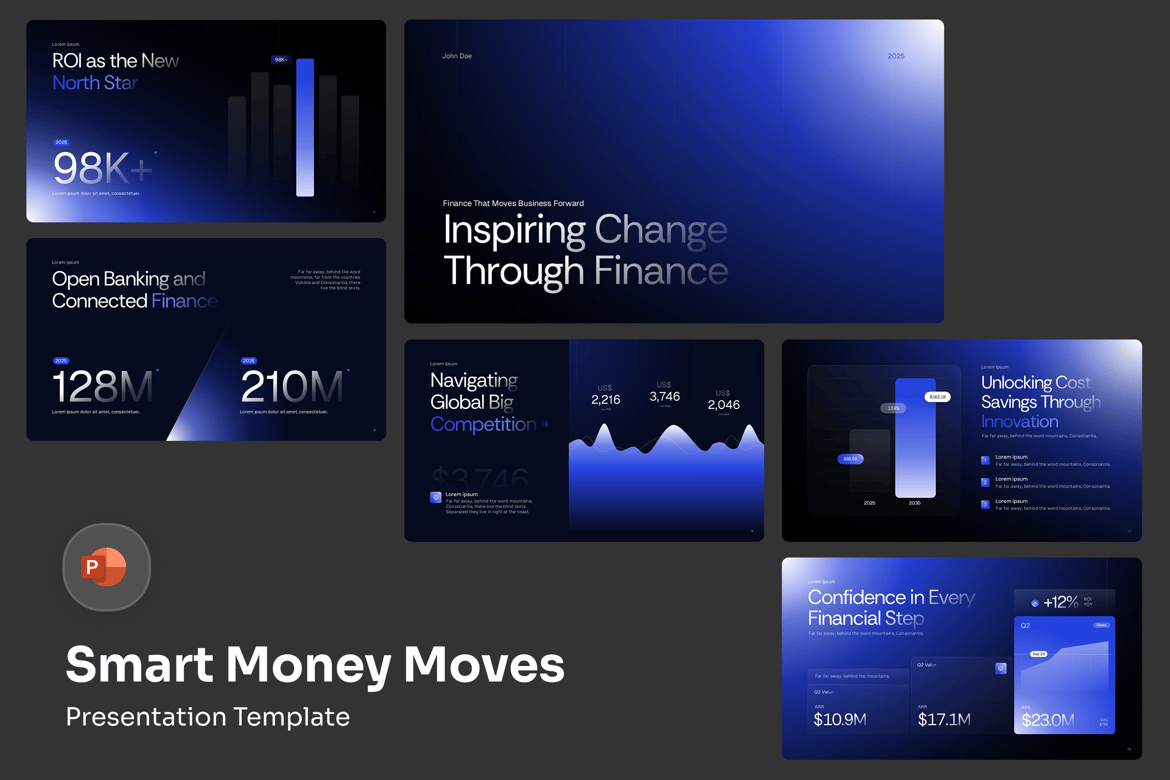 Template Presentasi Smart Money Moves yang Menginspirasi