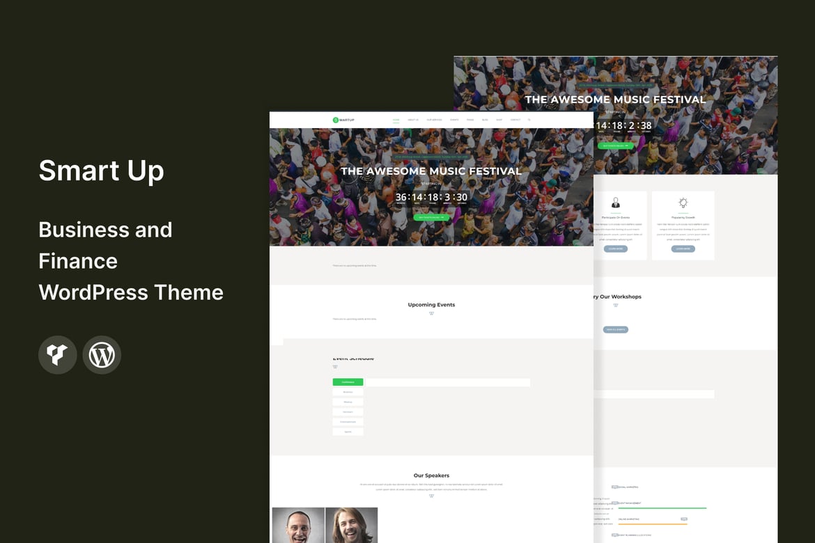 Smart Up - Tema WordPress untuk Konferensi dan Acara yang Menarik