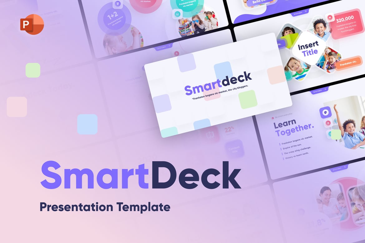 Template Presentasi PowerPoint Smartdeck yang Elegan dan Modern