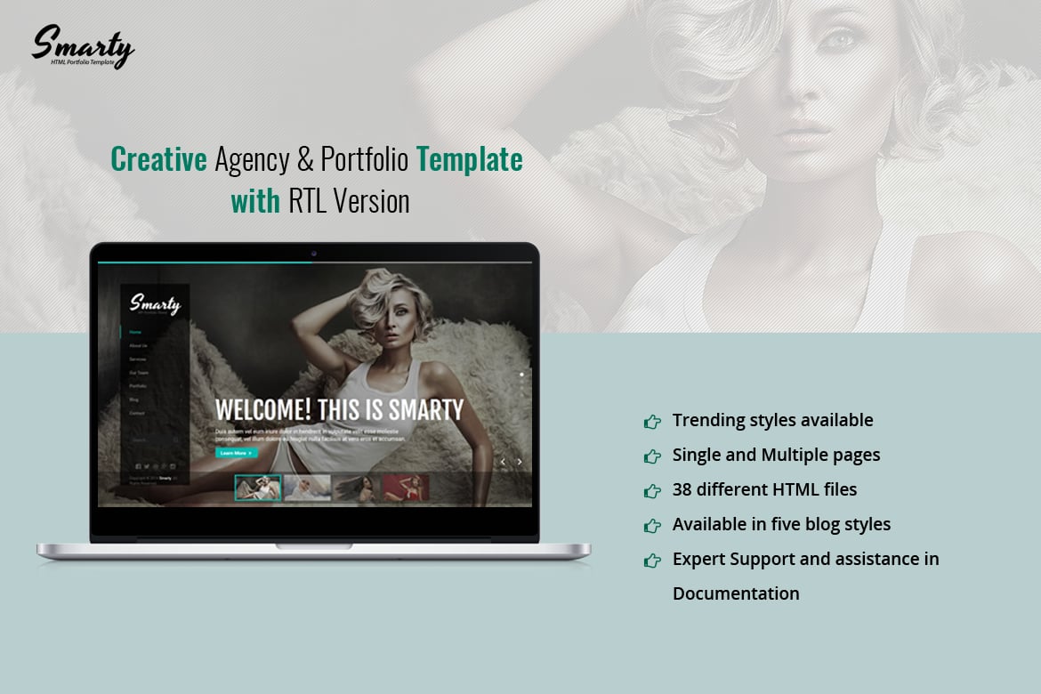 Smarty - Template Website Portfolio & Fotografi yang Menakjubkan