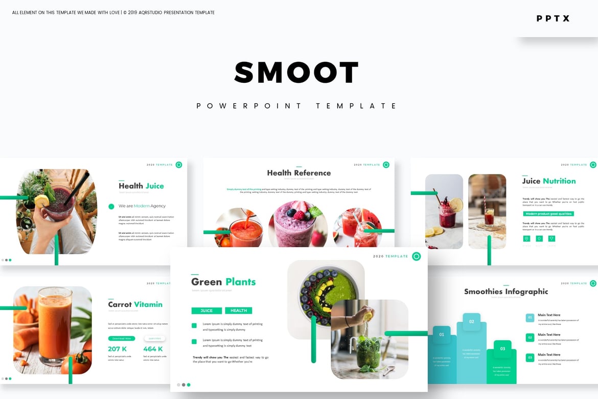 Template Powerpoint Smoot - Solusi Kreatif untuk Presentasi Anda