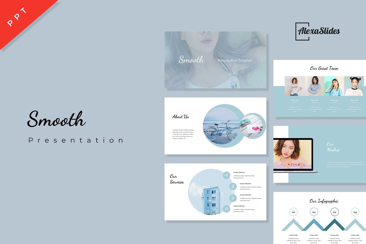 Template Presentasi PowerPoint Smooth yang Memukau