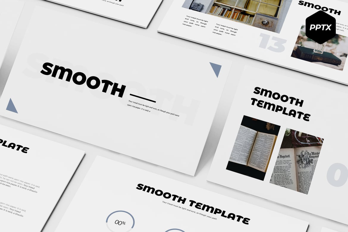 Template PowerPoint Smooth - Profesional dan Menarik