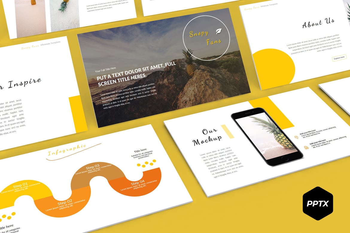 Template Powerpoint SnopyFans - Solusi Kreatif untuk Presentasi Anda